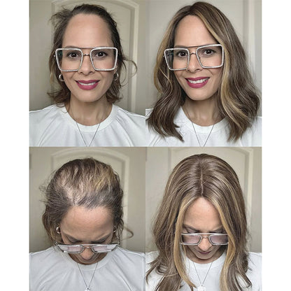 ⚡⚡ Final Hours –⚡2026 New Lightweight & Breathable Wavy Hair Topper