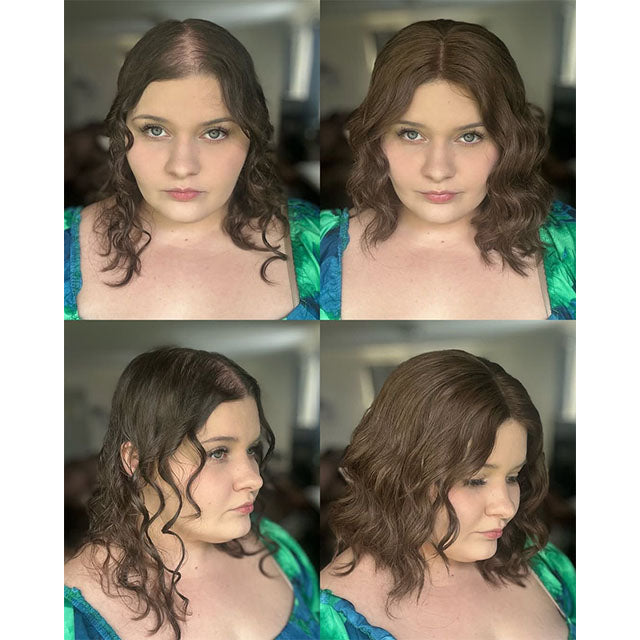 ⚡⚡ Final Hours –⚡2026 New Lightweight & Breathable Wavy Hair Topper