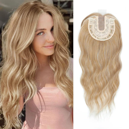 ⚡⚡ Final Hours –⚡2026 New Lightweight & Breathable Wavy Hair Topper