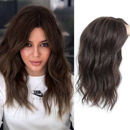 ⚡ Final Hours –⚡2026 New Lightweight & Breathable Wavy Hair Topper