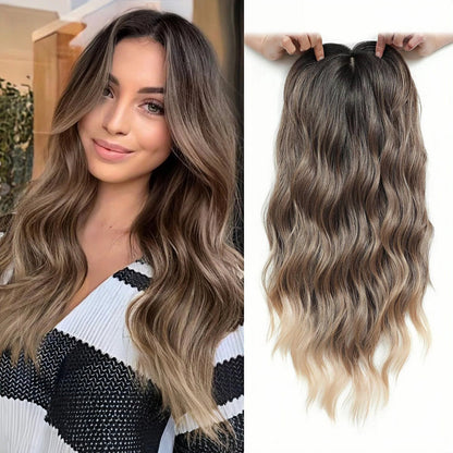 ⚡⚡ Final Hours –⚡2026 New Lightweight & Breathable Wavy Hair Topper
