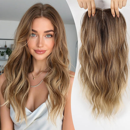 ⚡⚡ Final Hours –⚡2026 New Lightweight & Breathable Wavy Hair Topper